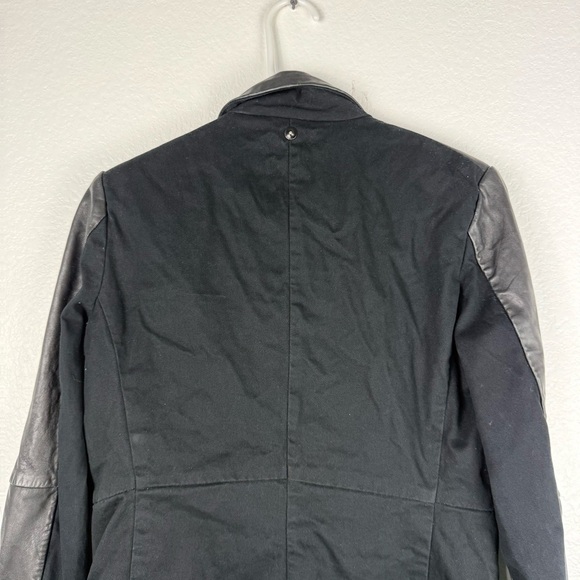 Diesel Black Leather Women's Jacket size S - Picture 7 of 8